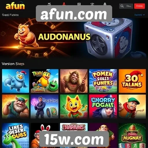 Exploração das categorias de jogos disponíveis em afun.com